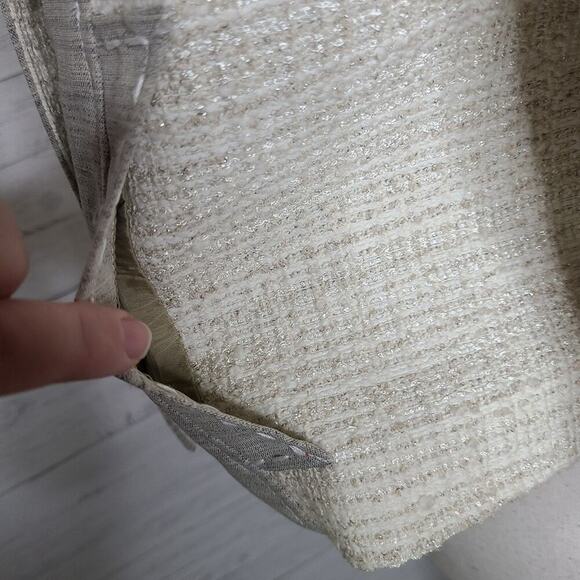 Rachel Roy New York Cream Cropped Jacket Size 4 - Picture 8 of 12